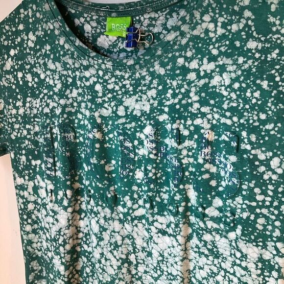 Hugo Boss Batik Reworked Maxi Dress, Size Small. Shades of Green - Picture 9 of 14